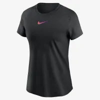 Nike жіноча Tennis футболка колір чорний