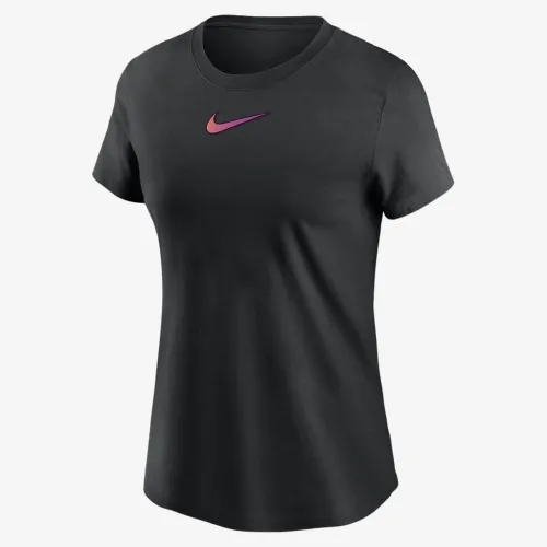 Nike жіноча Tennis футболка колір чорний