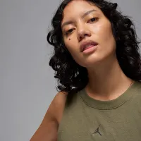 Nike Jordan Sport женская Diamond Tank Top цвет зеленый