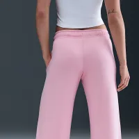 Nike Sportswear Club Fleece женская Mid-Rise Wide-Leg Sweatpants Pink
