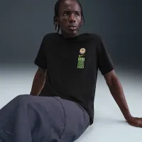 Nike мужские футболка цвет черный