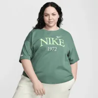 Nike Sportswear Classic жіноча футболка (великі розміри) колір зелений