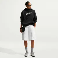Nike Sportswear Phoenix Fleece женская оверсайз Logo Толстовка с капюшоном цвет черный