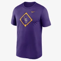 LSU Tigers Legend Baseball Icon мужские Nike Dri-FIT College футболка цвет фиолетовый