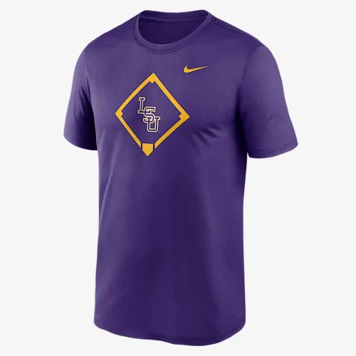 LSU Tigers Legend Baseball Icon чоловічі Nike Dri-FIT College футболка колір фіолетовий
