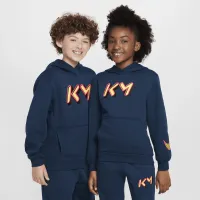 Nike Kylian Mbappé Club Fleece Big детские Толстовка с капюшоном синий