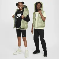 Nike Sportswear Heavyweight Synthetic Fill EasyOn Big детские Therma-FIT Repel Loose Hooded Vest цвет зеленый