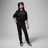Nike Jordan Big детские 1st Baby синий Crew Top цвет черный