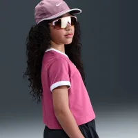 Nike Sportswear Big дитячі (Girls') Cropped футболка колір фіолетовий