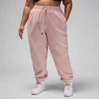 Nike Jordan Flight Fleece женская Pants (большие размеры) Pink