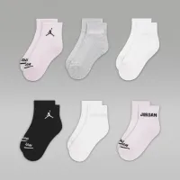Nike Jordan Big дитячі (Girls') Ankle шкарпетки (6-pack) Pink