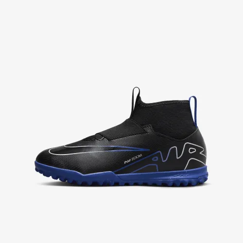 Nike Jr. Mercurial Superfly 9 Academy Little/Big дитячі Turf High-Top Soccer Кросівки колір чорний