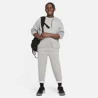 Nike Sportswear Club Fleece Big дитячі (Girls') оверсайз світшот (Extended Size) колір сірий