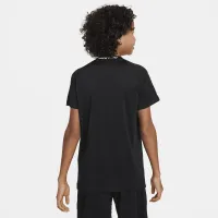 Nike Pro Big детские (для мальчиков) Dri-FIT Short-Sleeve Top цвет черный