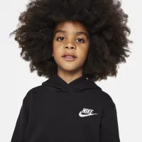 Nike Sportswear Club Fleece Little детские Pullover Толстовка с капюшоном цвет черный