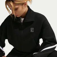 Nike Advantage жіноча Dri-FIT Full-Zip Tennis Куртка колір чорний