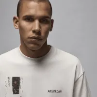 Nike Jordan Flight Heritage чоловічі футболка колір білий