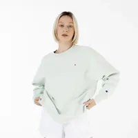 Кофта/футболка Champion Honeydew Minimal оверсайз Reverse Weave світшот 116241-GS076 - зелений