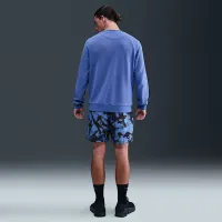 Nike Primary Fleece мужские Dri-FIT UV Performance Crew синий