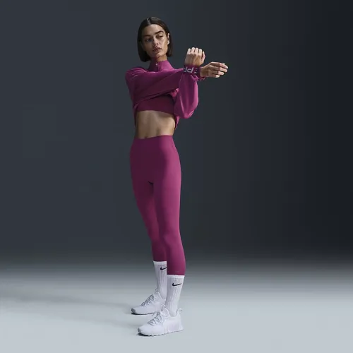 Nike One женская С высокой Талией Full-Length лосины цвет фиолетовый