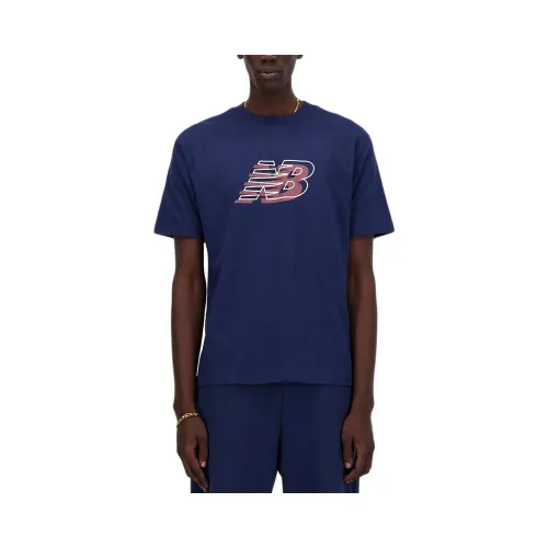 Футболка męska New Balance MT41526NNY – Синяя
