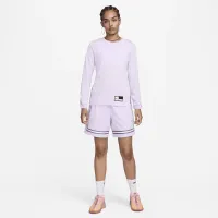 Nike женская Dri-FIT Long-Sleeve Warm-Up баскетбольные Top цвет фиолетовый