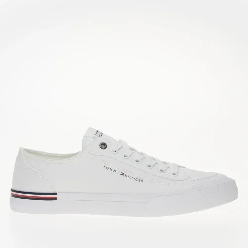 Кроссовки Tommy Hilfiger Corporate Vulc Canvas FM0FM04954-YBS - Белые