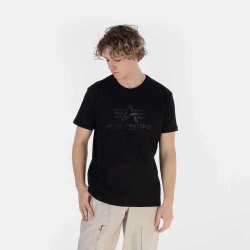 Футболка Alpha Industries Basic Carbon 100501CB515 -  Черная