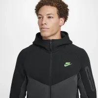Nike Tech чоловічі Full-Zip Windrunner Толстовка з капюшоном колір чорний