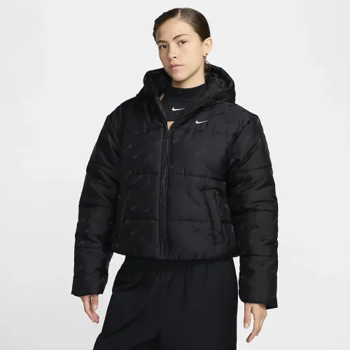 Nike Sportswear Classic женская Therma-FIT Loose Puffer Куртка цвет черный