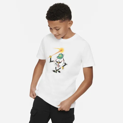 Nike Sportswear Big дитячі футболка колір білий