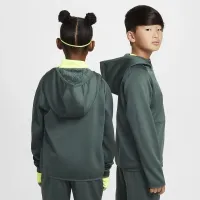 Nike Big дитячі Therma-FIT Winterized тренувальні Толстовка з капюшоном колір зелений