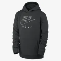 Nike Swoosh Club Fleece Big детские для гольфа Pullover Толстовка с капюшоном цвет черный