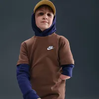 Nike Sportswear Big дитячі футболка колір коричневий