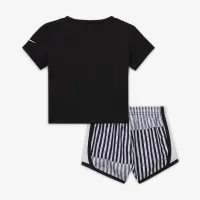 Nike Dri-FIT Femme Pop Baby (12-24M) футболка and Tempo шорти комплект колір чорний