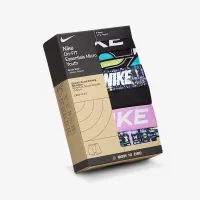 Nike Dri-FIT Micro Print Big детские трусы (3 пары) цвет фиолетовый