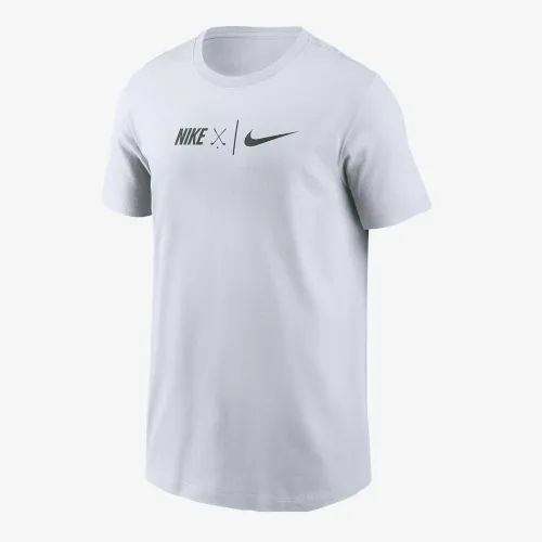 Nike Big дитячі для гольфу футболка колір білий