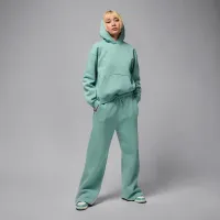Nike Jordan Brooklyn Fleece женская Pullover Толстовка с капюшоном цвет зеленый