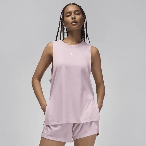 Nike Jordan Sport женская Diamond Tank Top цвет фиолетовый