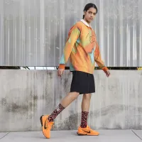 Nike Air Max Flyknit Racer Next Nature мужские Кроссовки Orange
