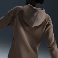 Nike Sportswear Tech Fleece Windrunner жіноча Full-Zip Толстовка з капюшоном колір коричневий