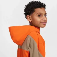 Nike Air Big детские Fleece Pullover Толстовка с капюшоном Orange