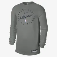 LA Clippers чоловічі Nike Dri-FIT NBA Long-Sleeve футболка колір сірий