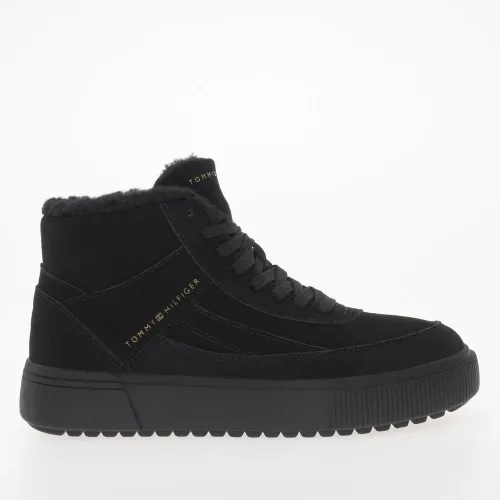 Кросівки Tommy Hilfiger Suede Vulc Winter Sneaker Hi FW0FW08108-BDS - Чорні