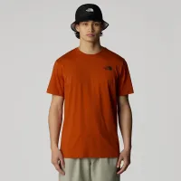 Футболка The North Face колір червонийbox Celebration 0A87NV1I01 - коричнева