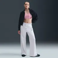 Nike Sportswear Phoenix Fleece женская С высокой Талией Wide-Leg Pants цвет коричневый