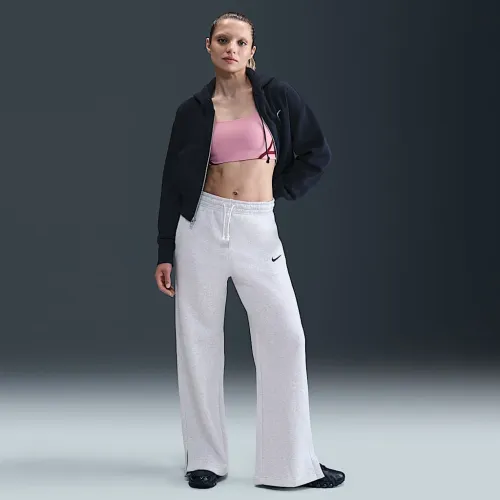Nike Sportswear Phoenix Fleece женская С высокой Талией Wide-Leg Pants цвет коричневый