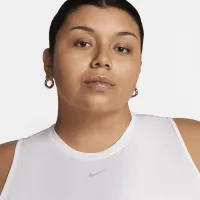 Nike One Classic жіноча Dri-FIT Tank Top (великі розміри) колір білий