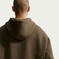 Nike Tech мужские Fleece Pullover Толстовка с капюшоном цвет коричневый