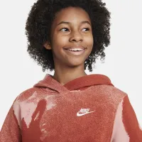 Nike Sportswear Club Fleece Big детские Pullover Толстовка с капюшоном Pink